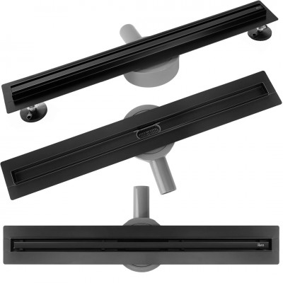Трап душевой Rea Neox Slim Pro Black